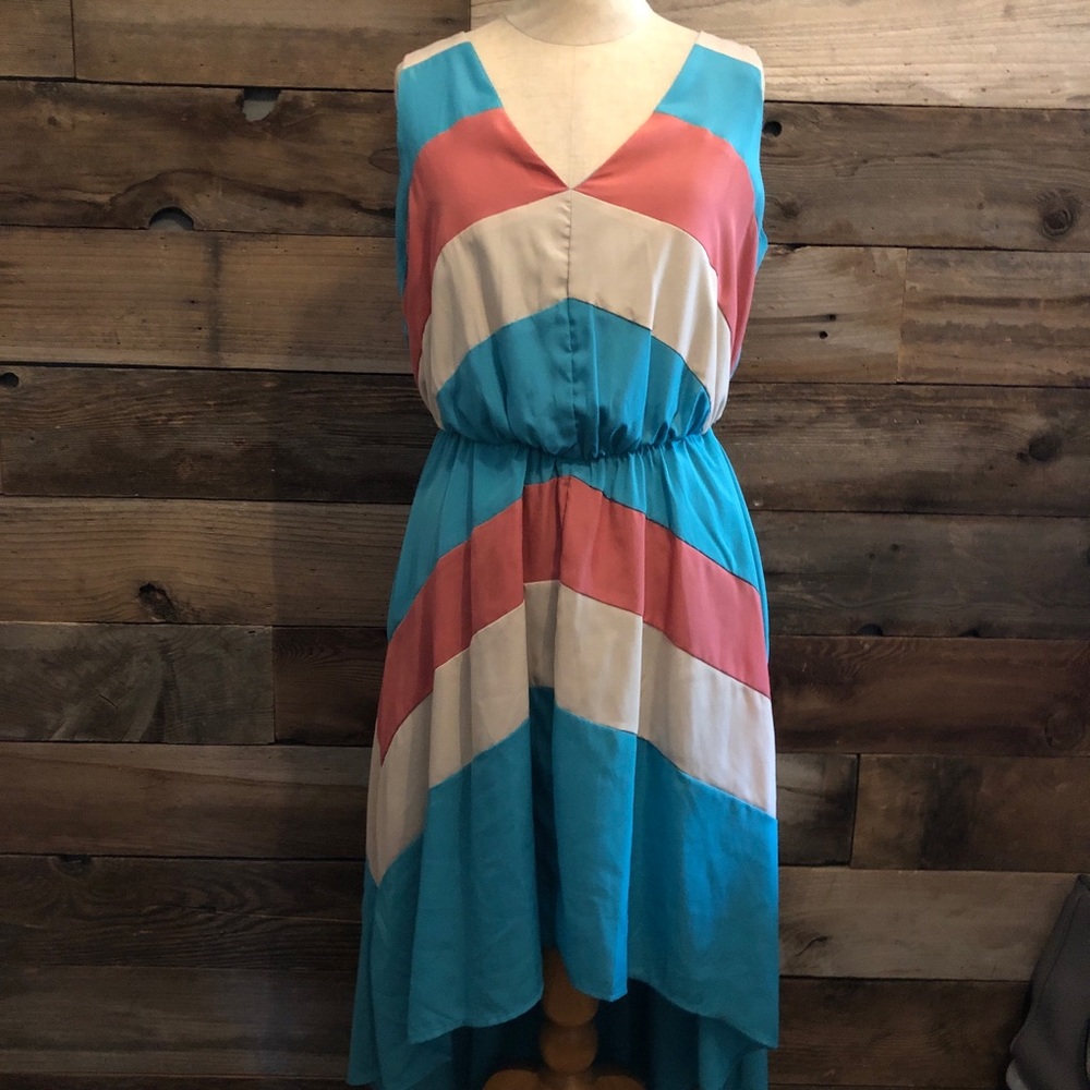 Chevon High Low Dress